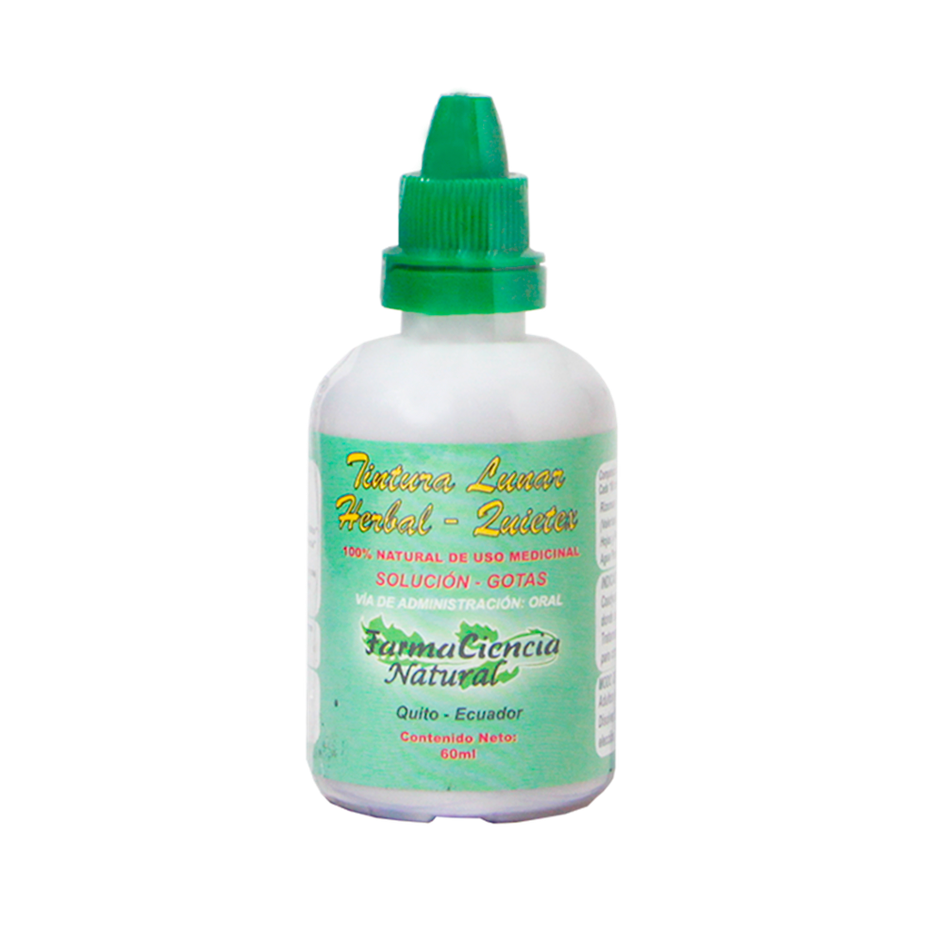 TINTURA LUNAR HERBAL QUIETEX/GOTAS POR 60ML FARMACIENCIA