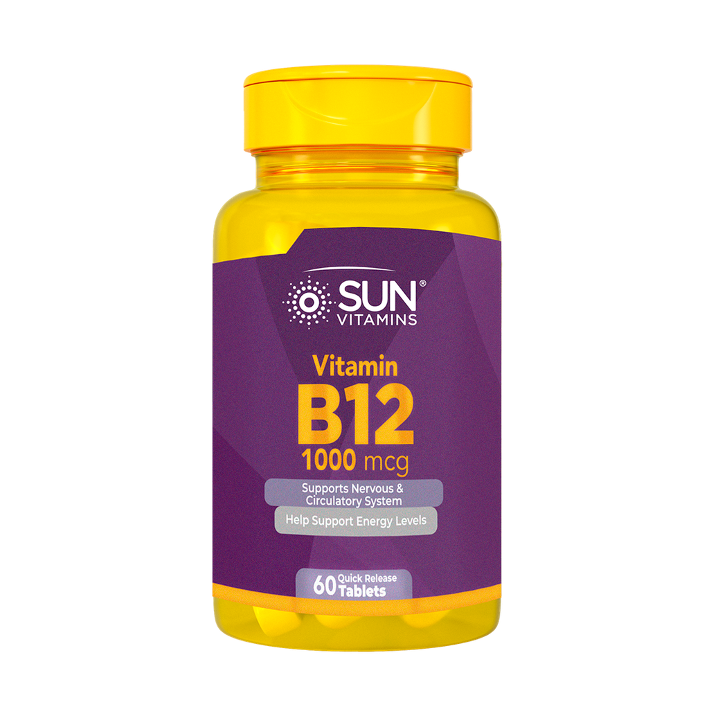 B12 1000MCG TABLETAS X60 SUN VITAMINS
