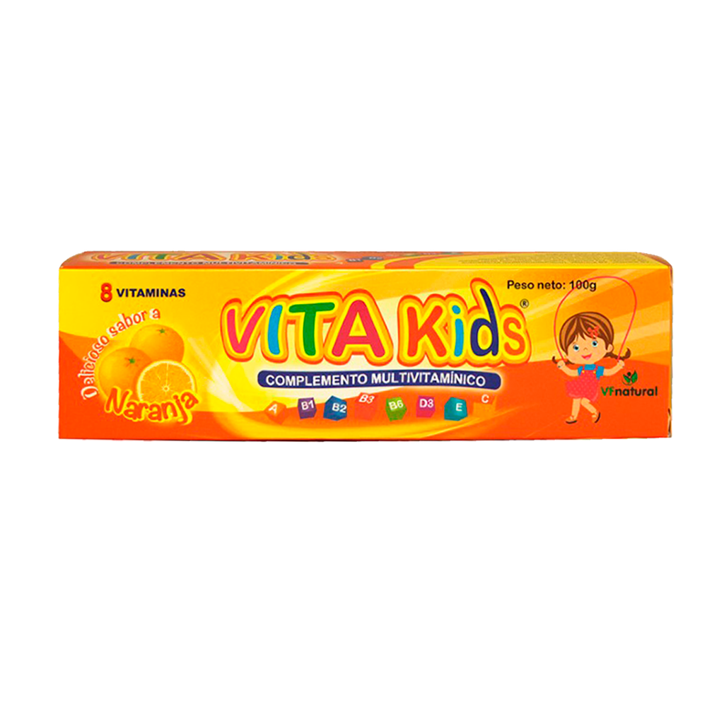 VITA KIDS COMPLEJO MULTIVITAMINICO SABOR NARANJA 100 GR VITAFARMA
