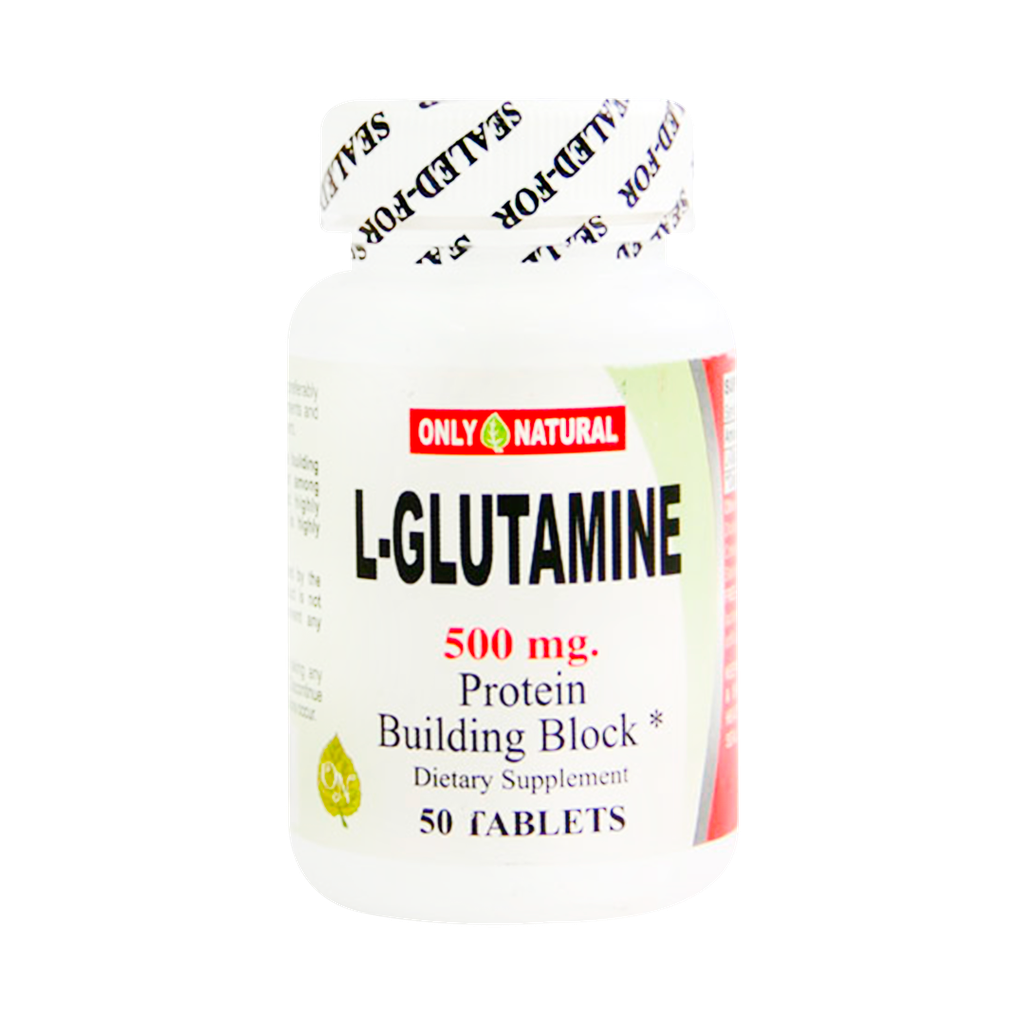 L-GLUTAMINE CAPSULAS X 50 500MG ONLY NATURAL