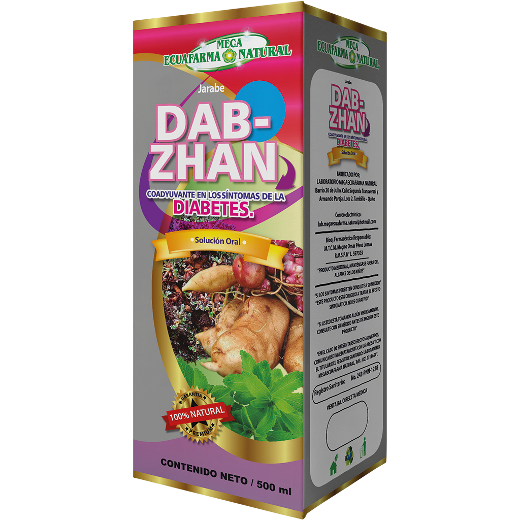 DAB-ZHAN SOLUCIÓN ORAL 500 ML MEGAECUAFARMA NATURAL