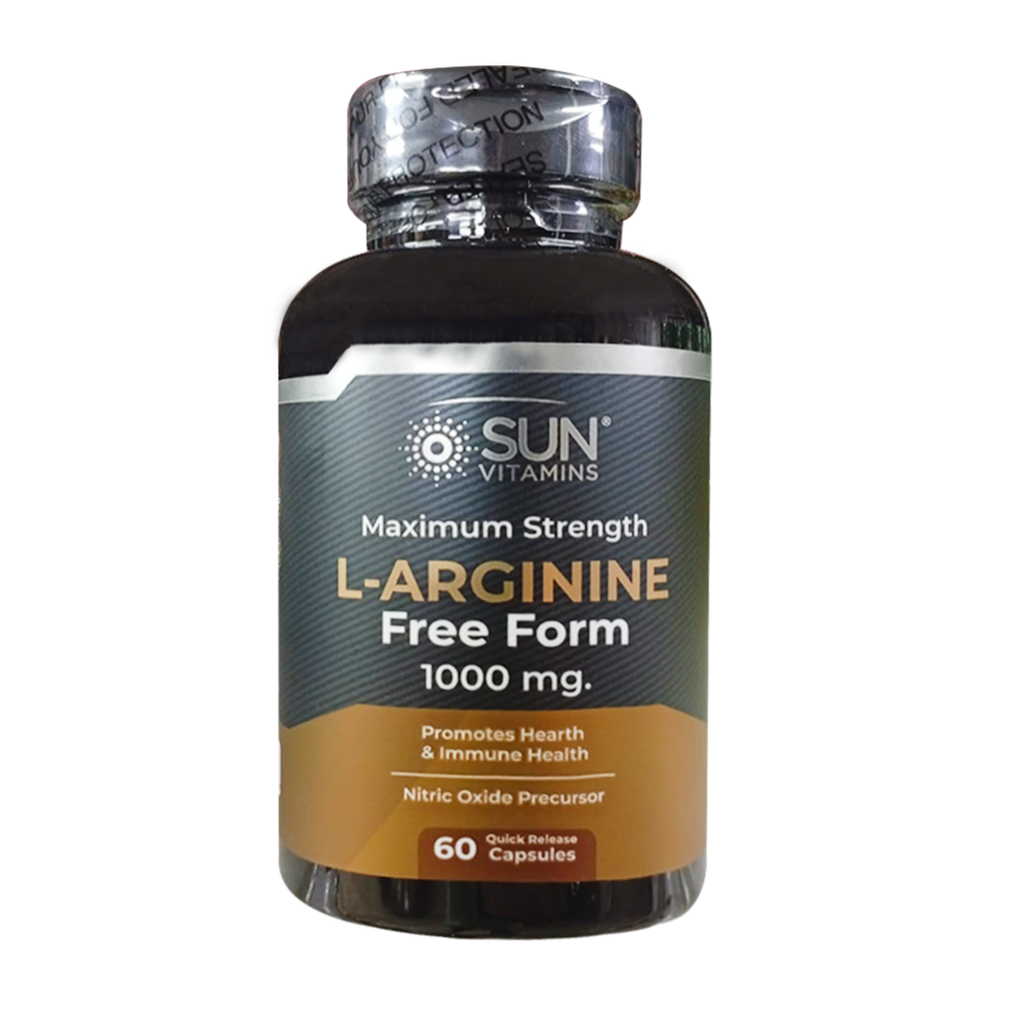 L- ARGININE 1000MG CAPSULAS X60 SUN VITAMINS