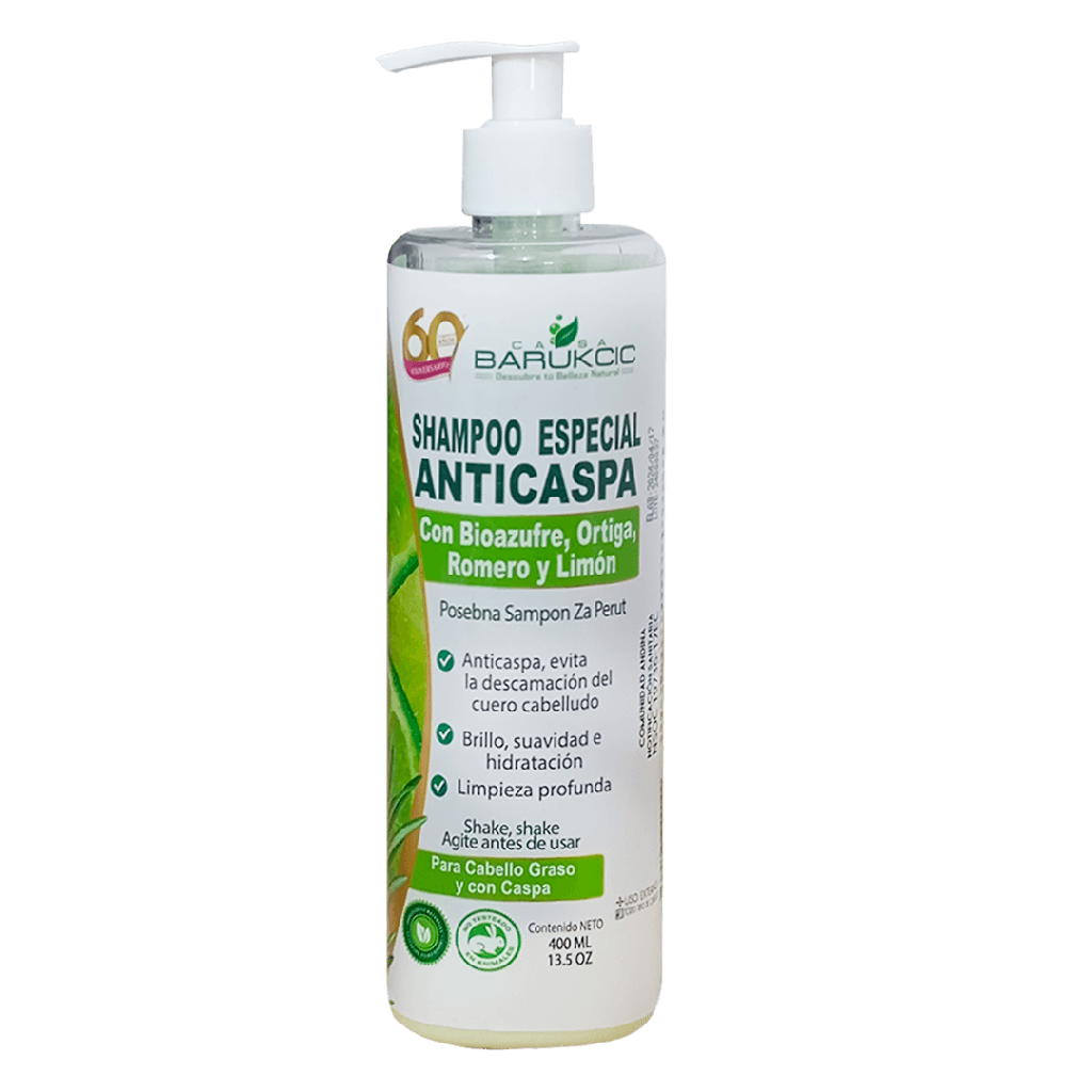 SHAMPOO ANTICASPA 400 ML CASA BARUKCIC