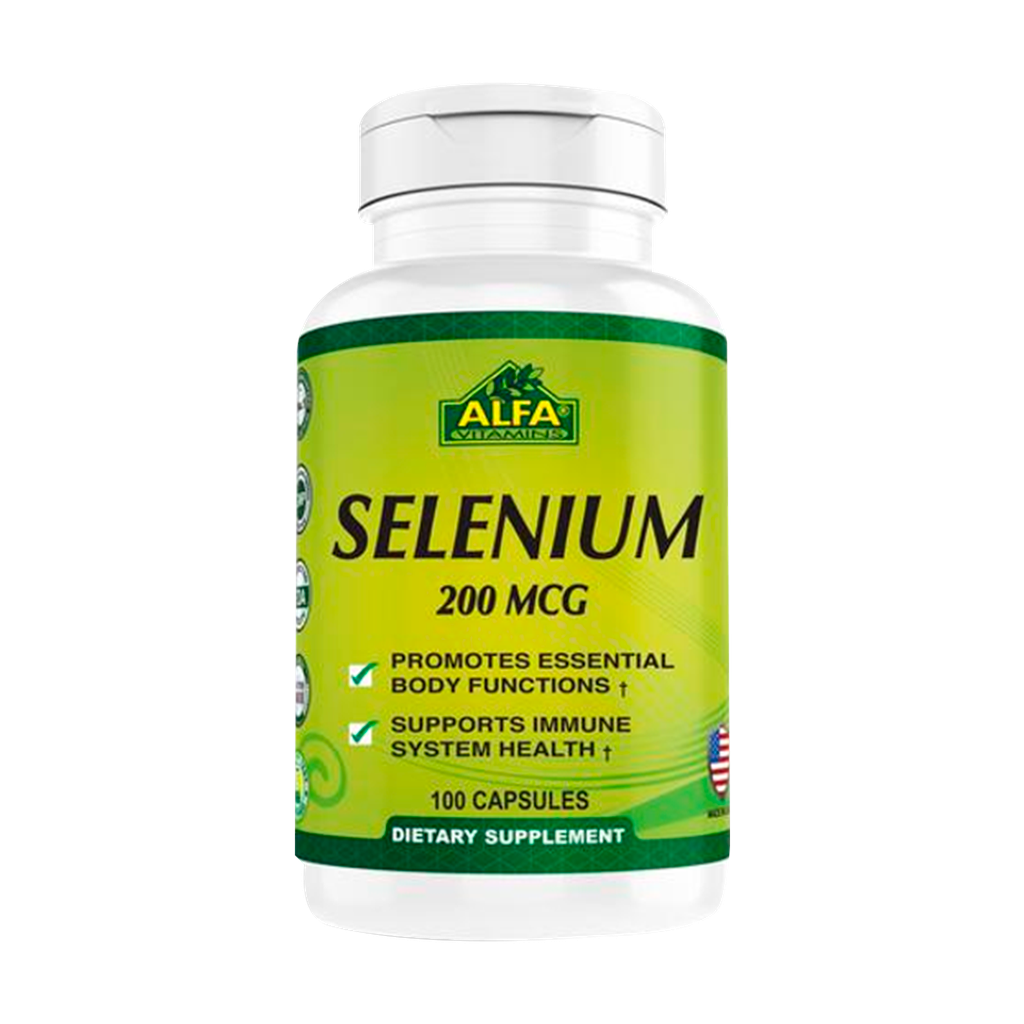 SELENIUM 200 MCG CAPSULAS X100 ALFA VITAMINS