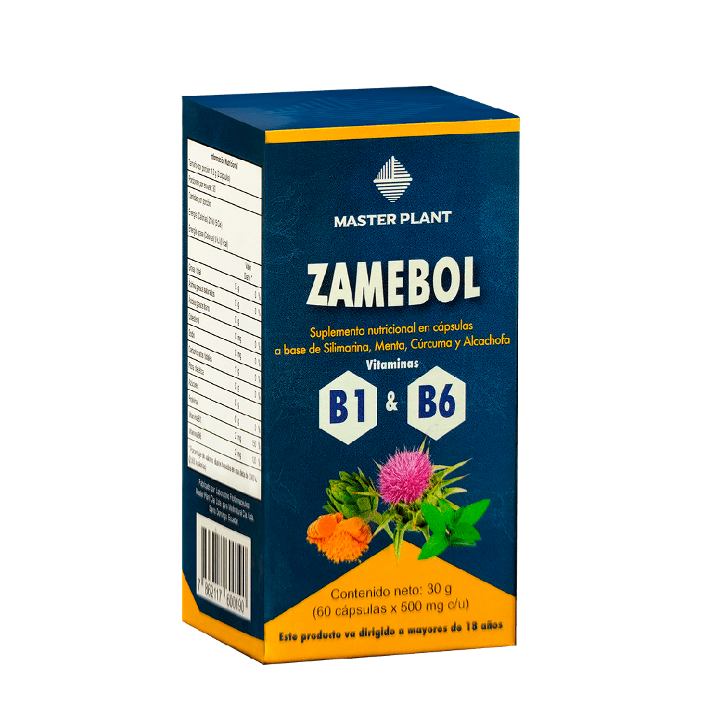 ZAMEBOL 30G CAPSULAS X60 MASTER PLANT