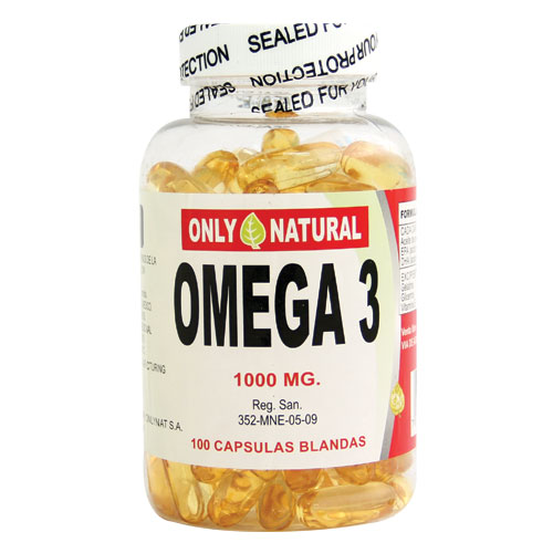 OMEGA 3 1000MG CAPSULAS BLANDAS X100 ONLY NATURAL