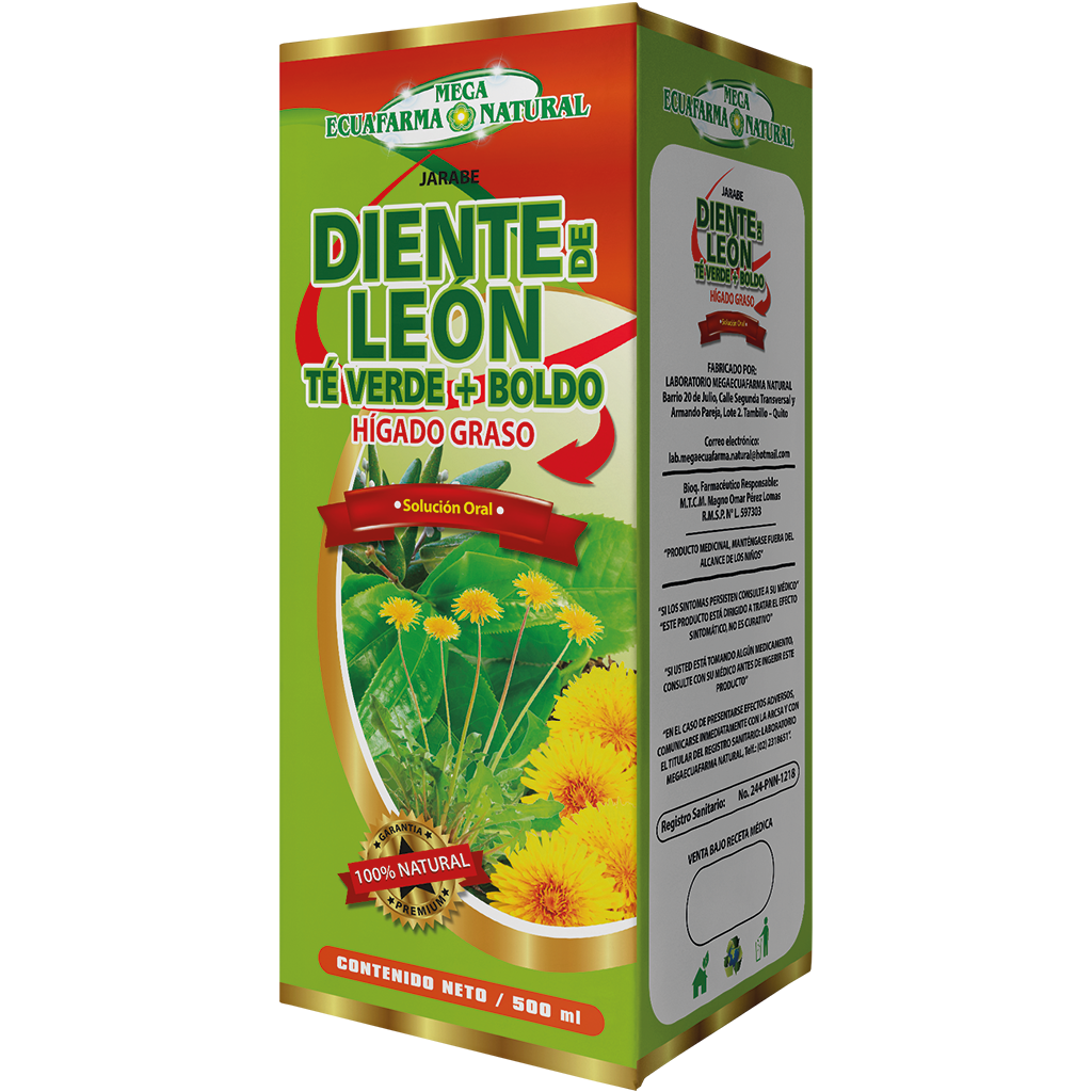 DIENTE DE LEON SOLUCIÓN ORAL 500 ML MEGAECUAFARMA NATURAL