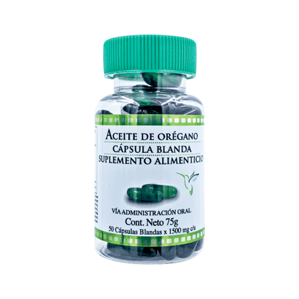 ACEITE DE OREGANO 1500MG CAPSULAS BLANDAS X50 FARBIOPHARMA