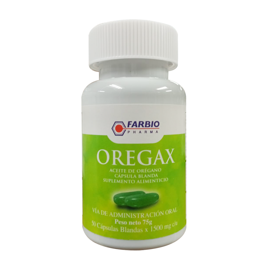 OREGAX CAPSULAS BLANDAS 75G X50 FARBIOPHARMA