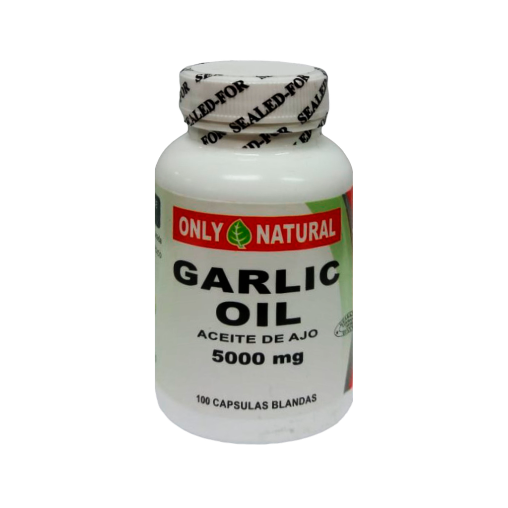 GARLIC OIL 5000 MG SOFTGELS X 100 ONLY NATURAL