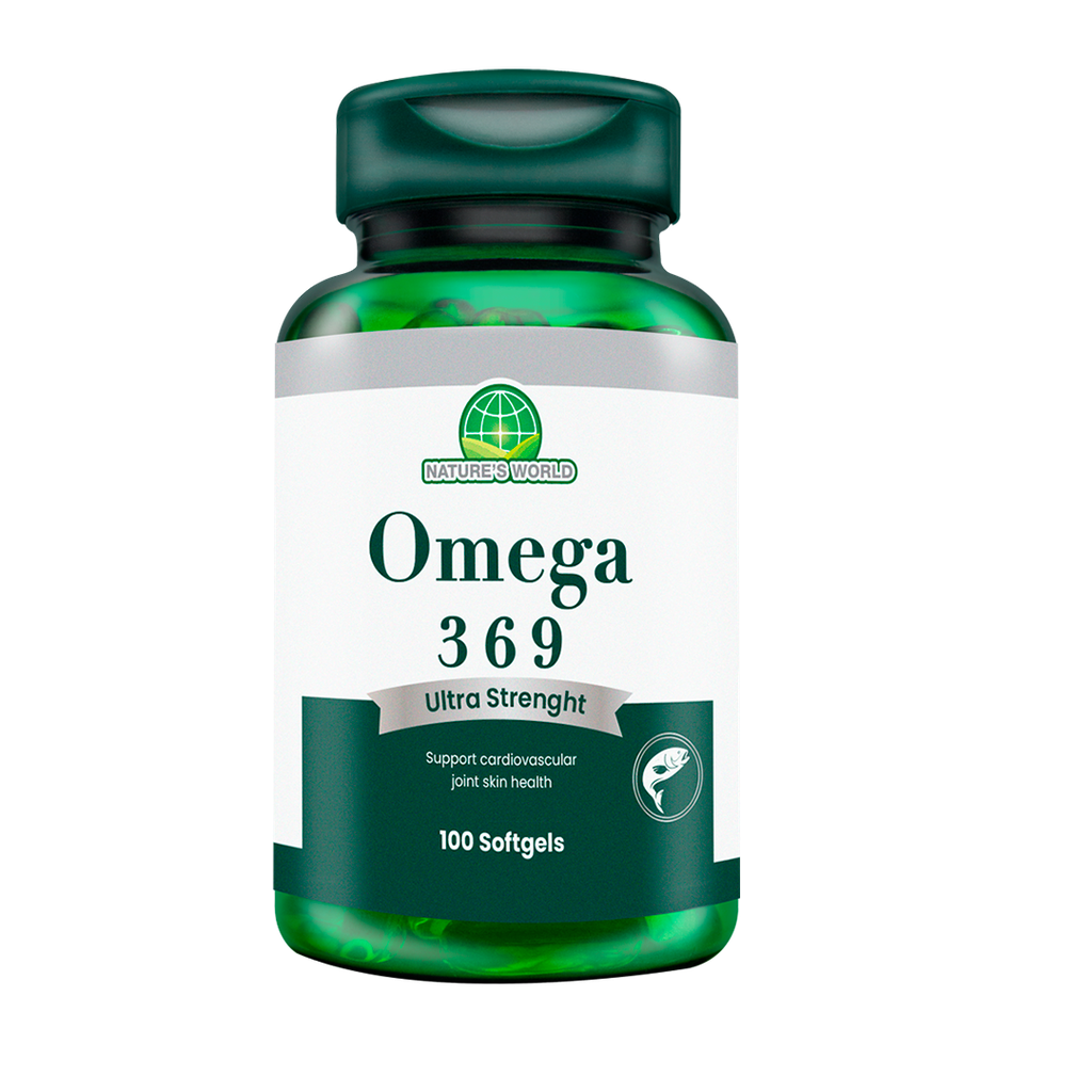TRIPLE OMEGA 3-6-9 FLAX.FISH CAPS X 100/NATURES WORLD