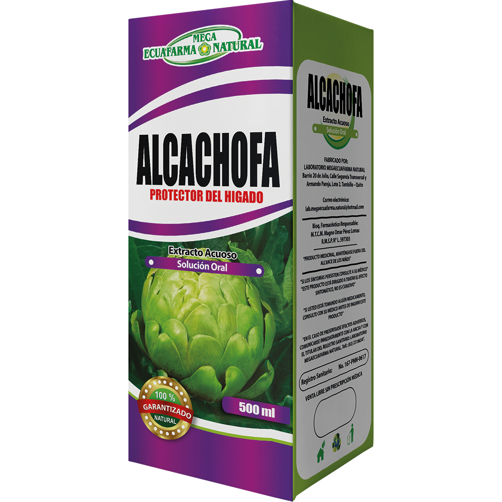 ALCACHOFA SOLUCIÓN ORAL 500 ML MEGAECUAFARMA NATURAL