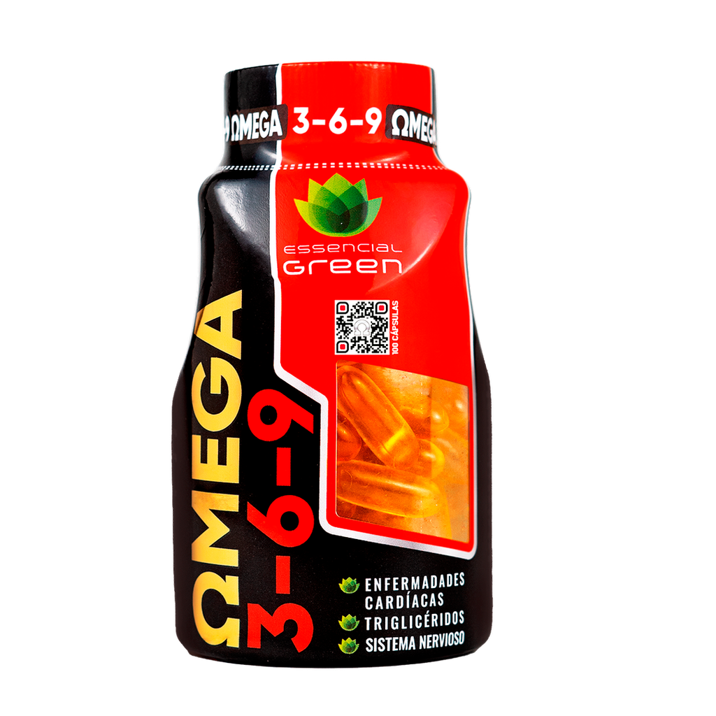OMEGA 3-6-9 CAPSULAS X100 ESSENCIAL GREEN