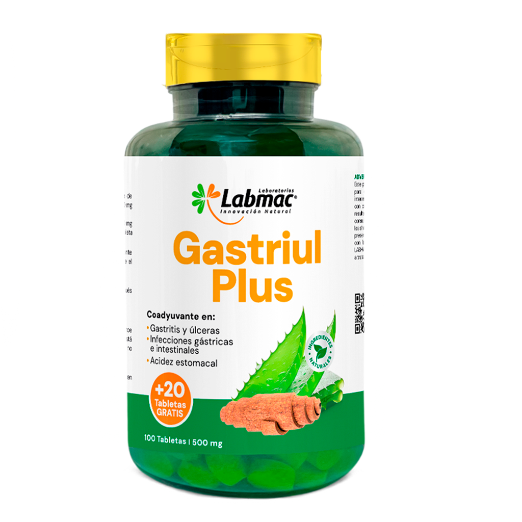 GASTRIUL PLUS TABLETAS X 100+20 LABMAC