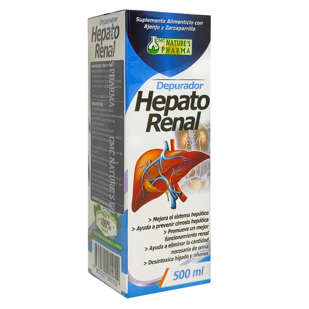 DEPURADOR HEPATO RENAL JARABE 500 ML NATURES PHARMA