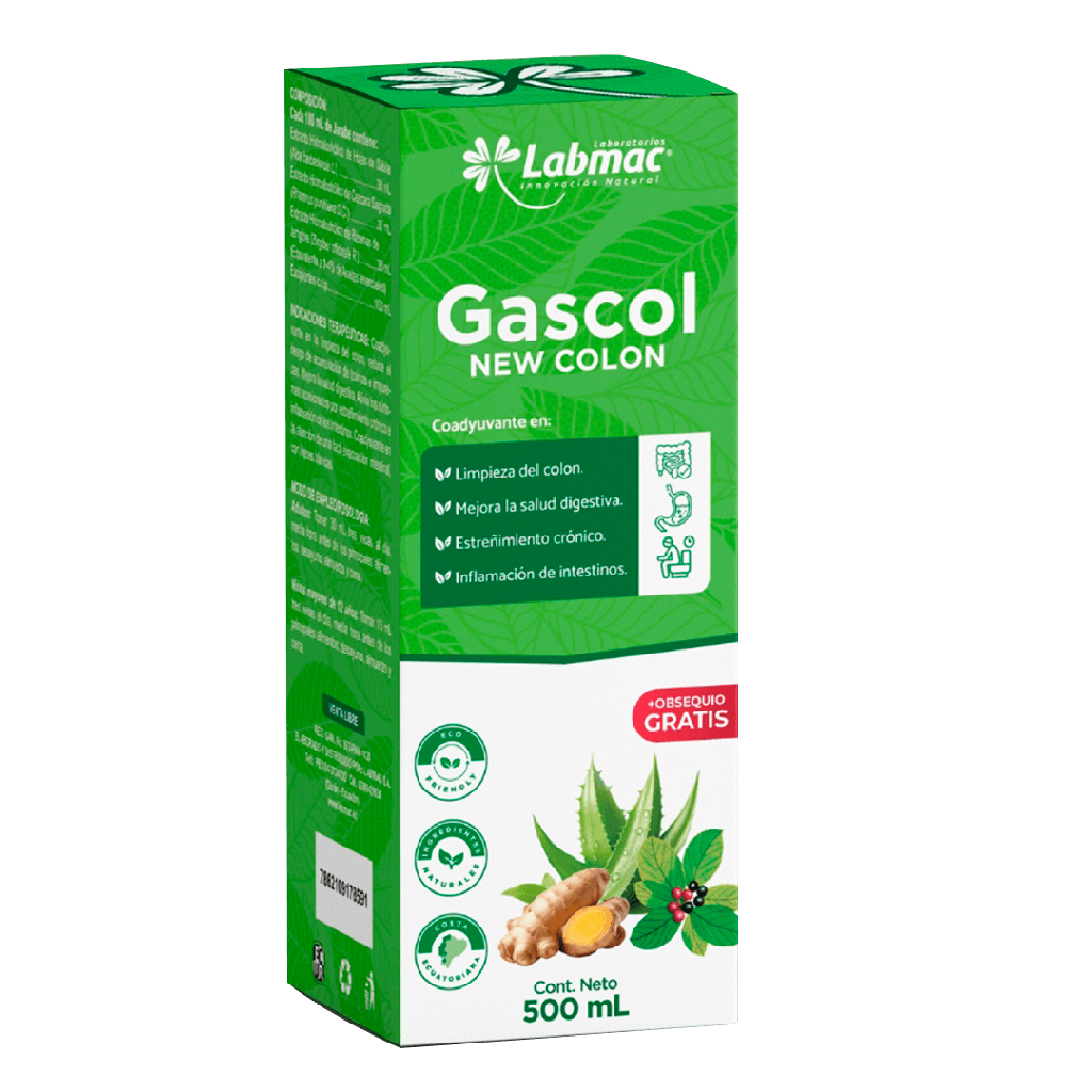 GASCOL NEW COLON JARABE DE 500ML LABMAC