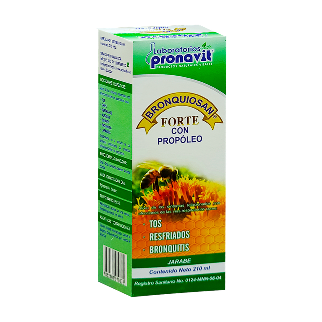 BRONQUIOSAN FORTE PROPOLEO JARABE 210 ML PRONAVIT