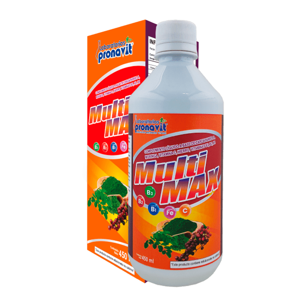 MULTI MAX SOLUCION ORAL 450ML PRONAVIT