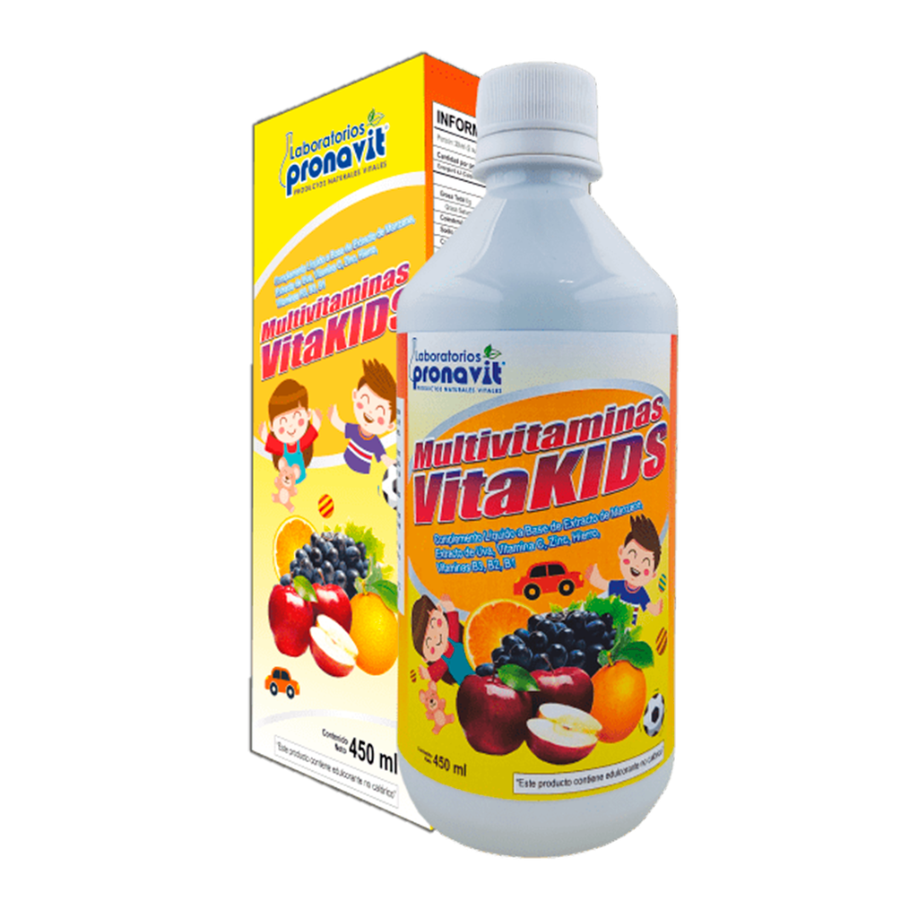BIOKIDS MULTIVITAMINAS SOLUCION ORAL 450ML PRONAVIT
