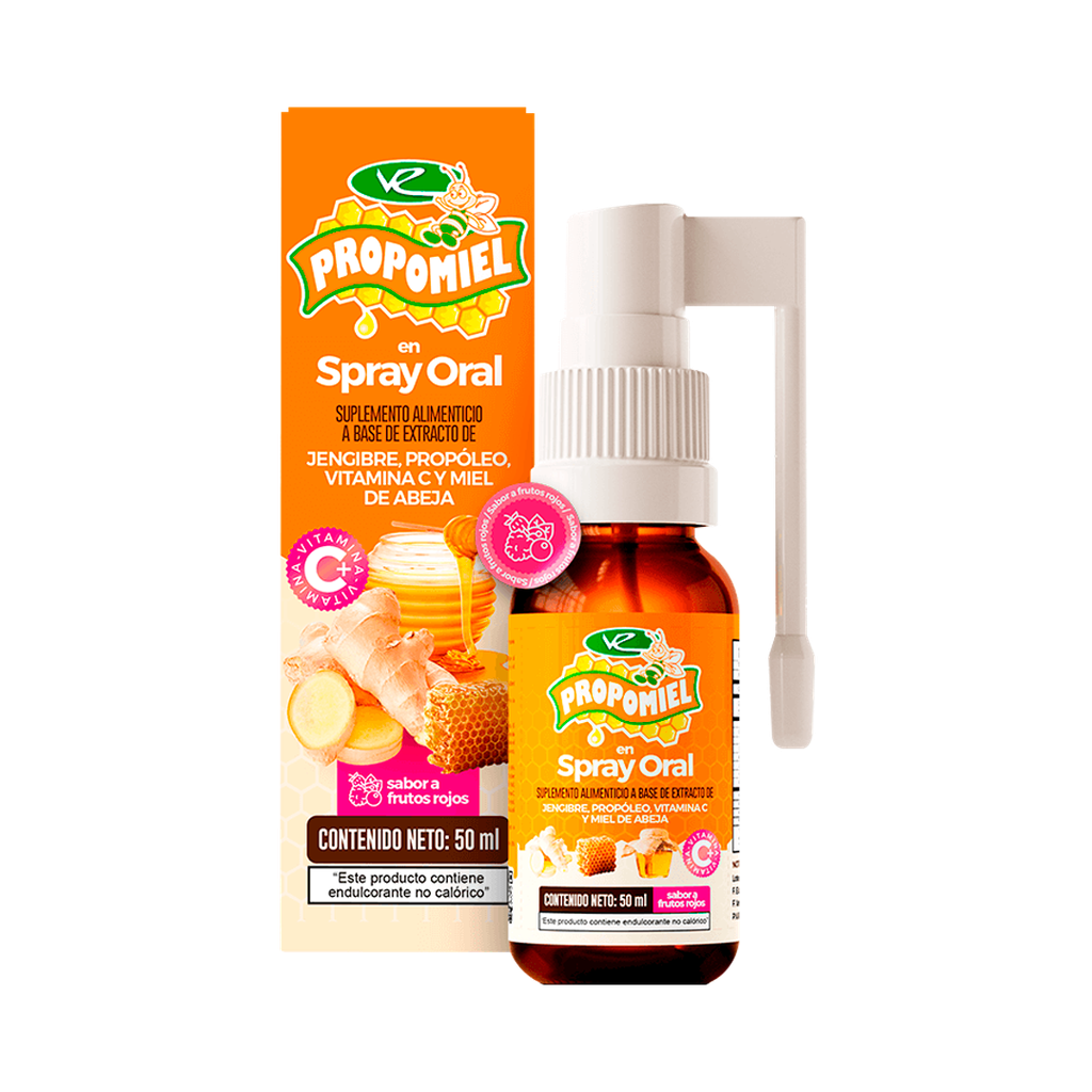 PROPOMIEL SPRAY ORAL SABOR FRUTOS ROJOS 50ML VR