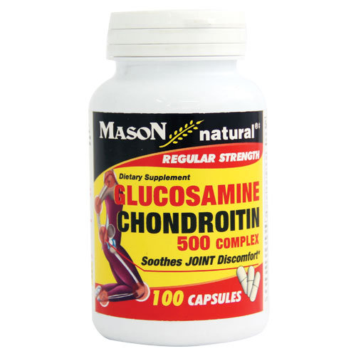 GLUCOSAMINE CHONDROITIN 500 COMPLEX CAPSULAS X 100 MASON