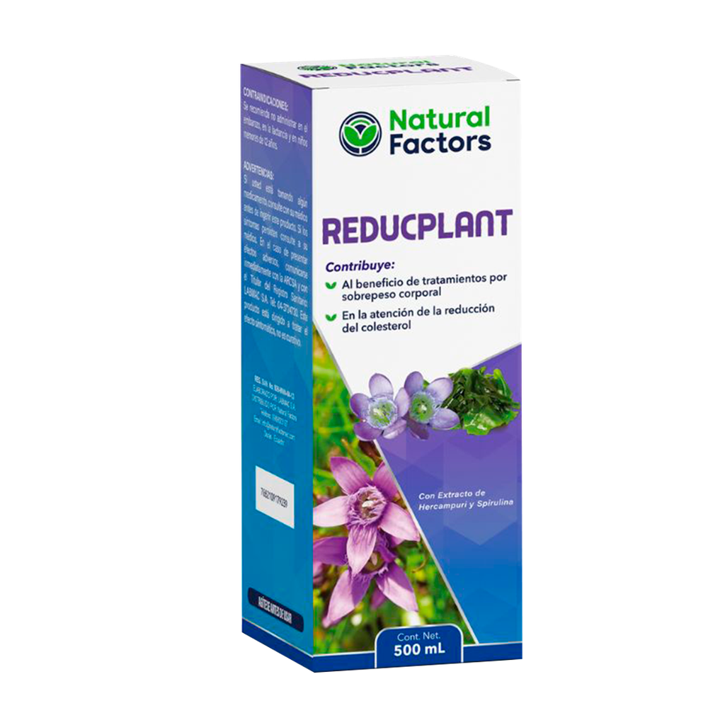REDUCPLANT SOLUCION ORAL 500ML NATURAL FACTORS