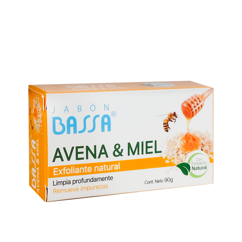 AVENA & MIEL JABON 90 GR BASSA