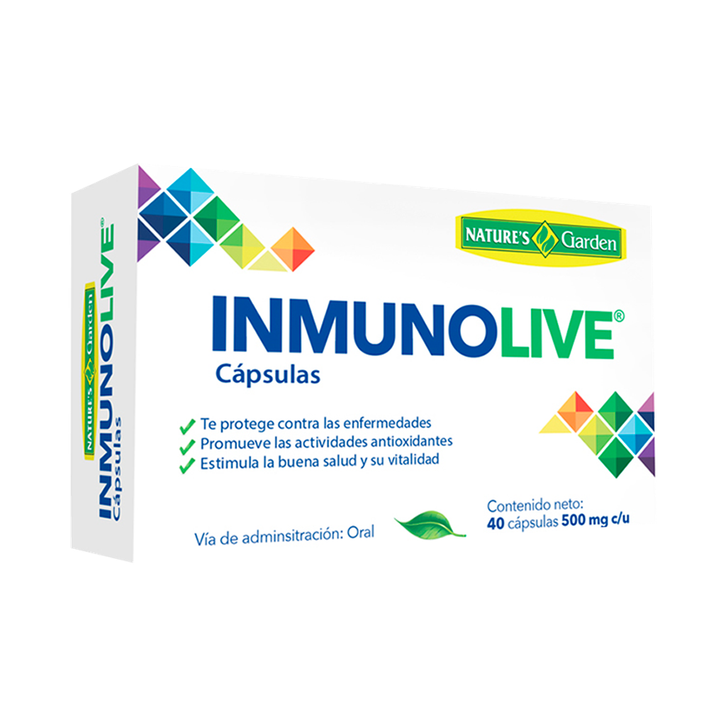 INMUNOLIVE CAPSULAS X40 NATURES GARDEN