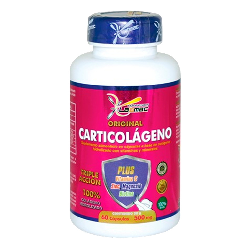 CARTICOLAGENO CAPSULAS X 60 500 MG LABMAC