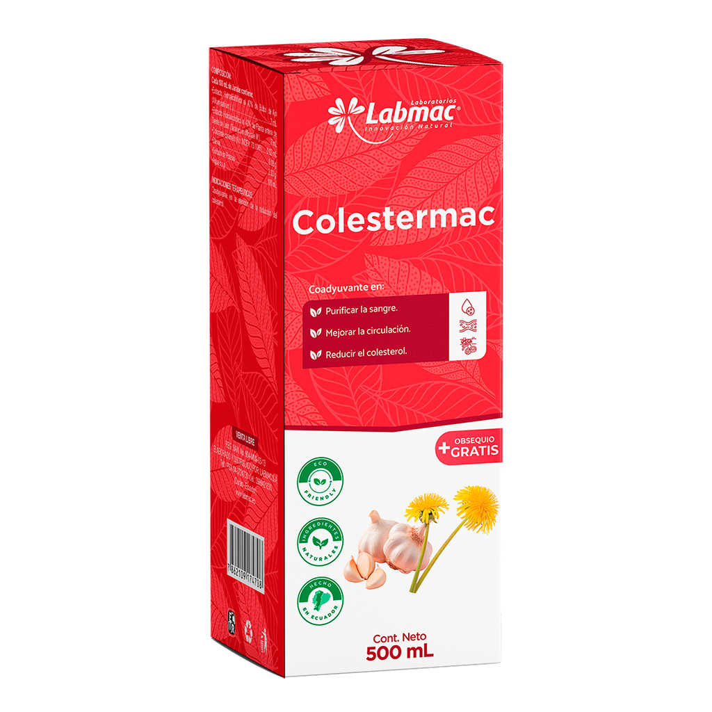COLESTERMAC ANTICOLESTEROL JARABE DE 500ML LABMAC
