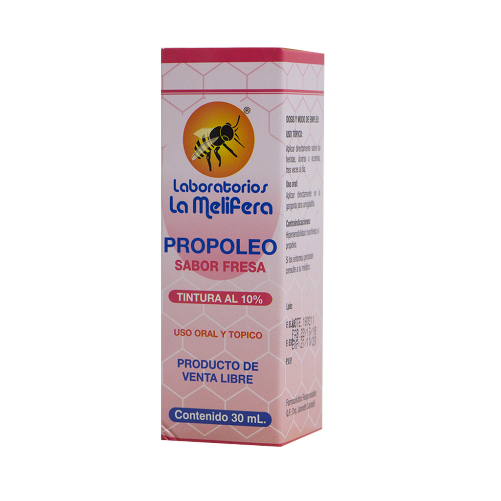 PROPOLEO SPRAY SABOR FRESA 30CC LA ABEJA MELIFERA