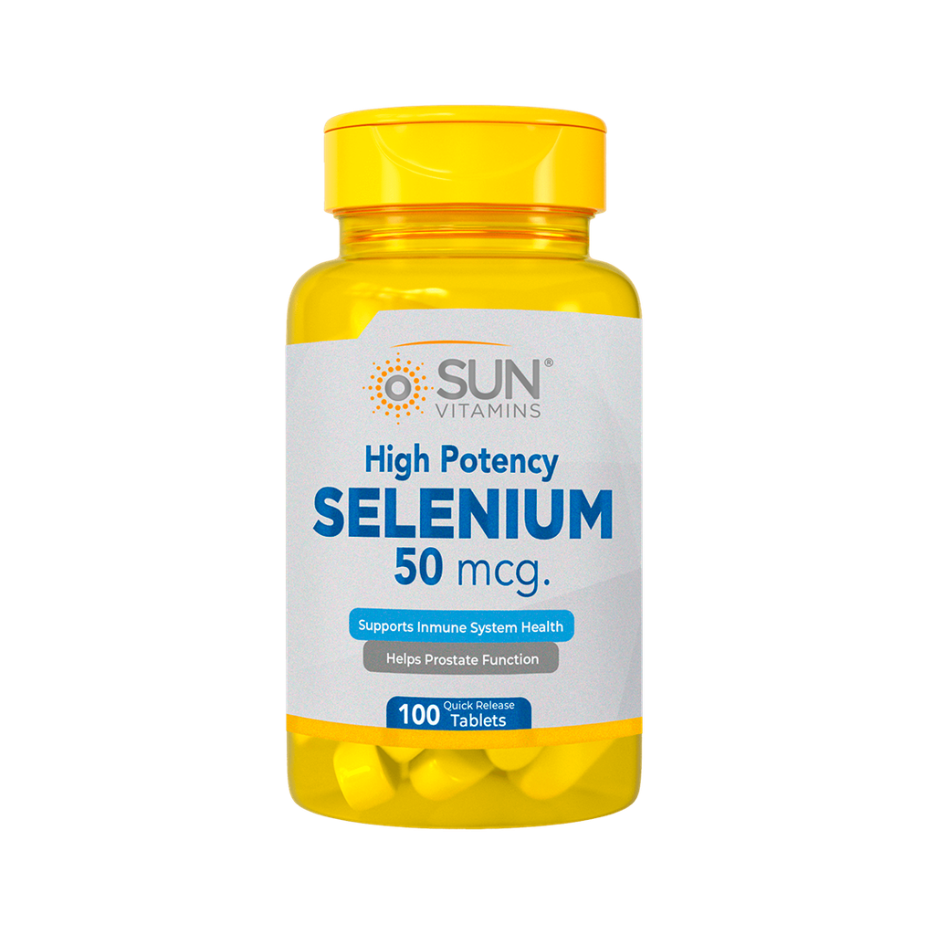 SELENIUM 50MCG TABLETAS X100 SUN VITAMINS