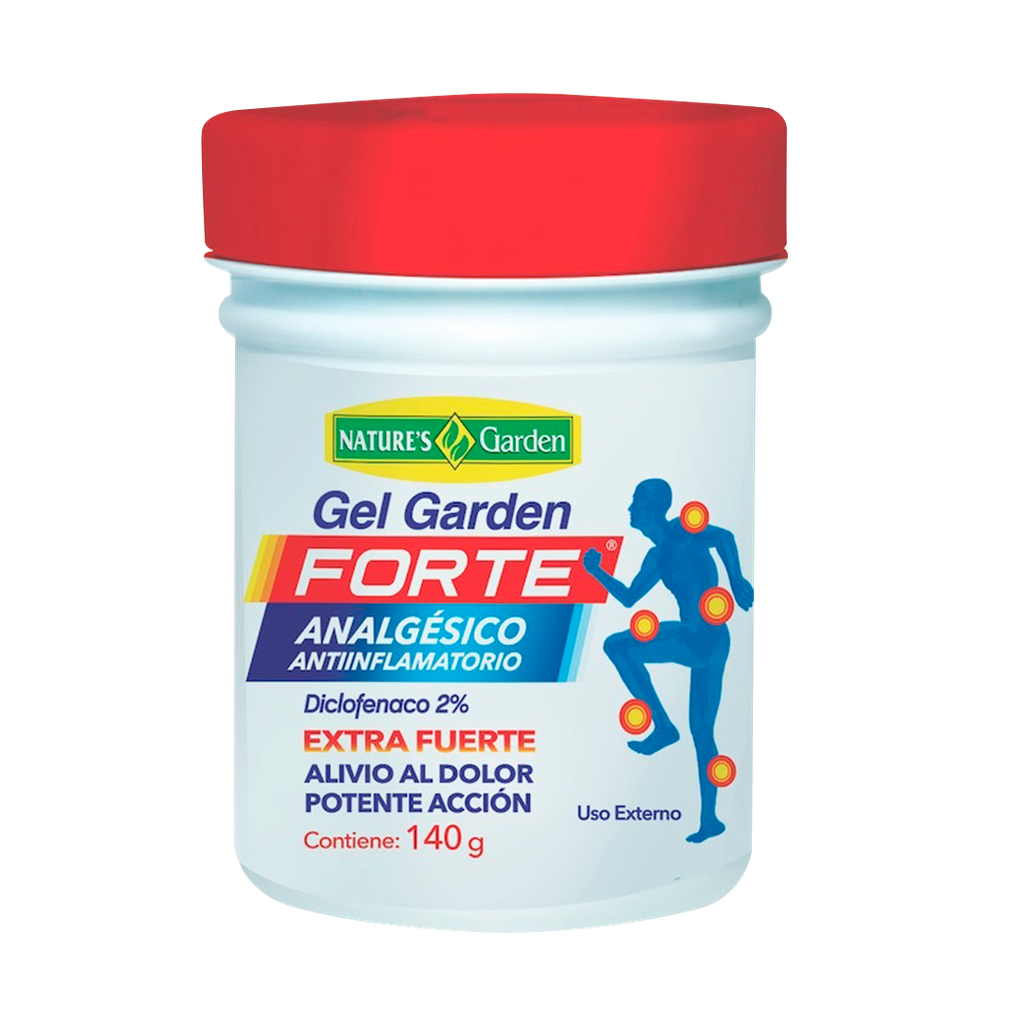 GEL GARDEN FORTE ANALGESICO ANTIINFLAMATORIO GEL 140G NATURES GARDEN