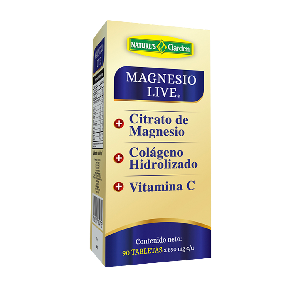 MAGNESIOLIVE TABLETAS X90 NATURES GARDEN