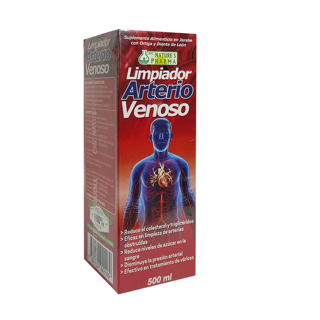LIMPIADOR ARTERIO VENOSO JARABE 500 ML NATURES PHARMA