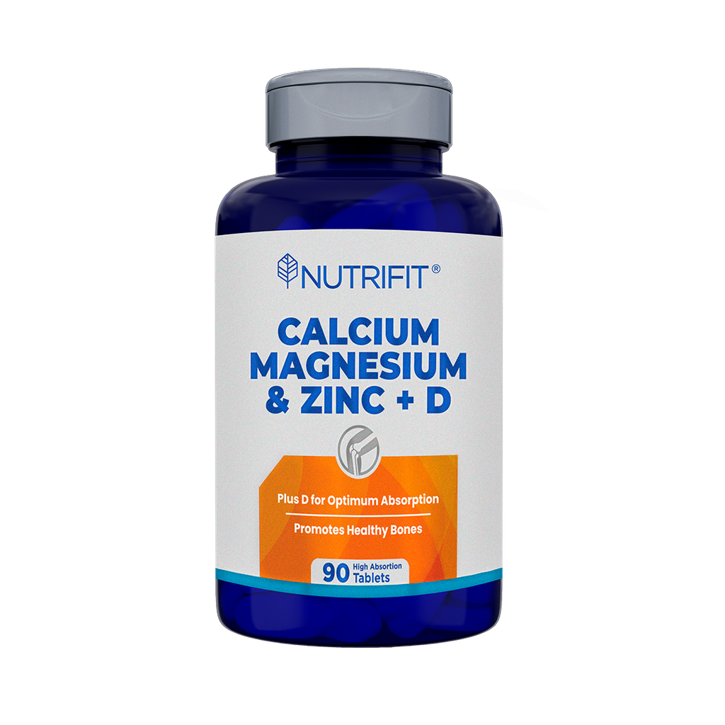 CALCIUM MAGNESIUM & ZINC + D CAPSULAS X90 NUTRIFIT