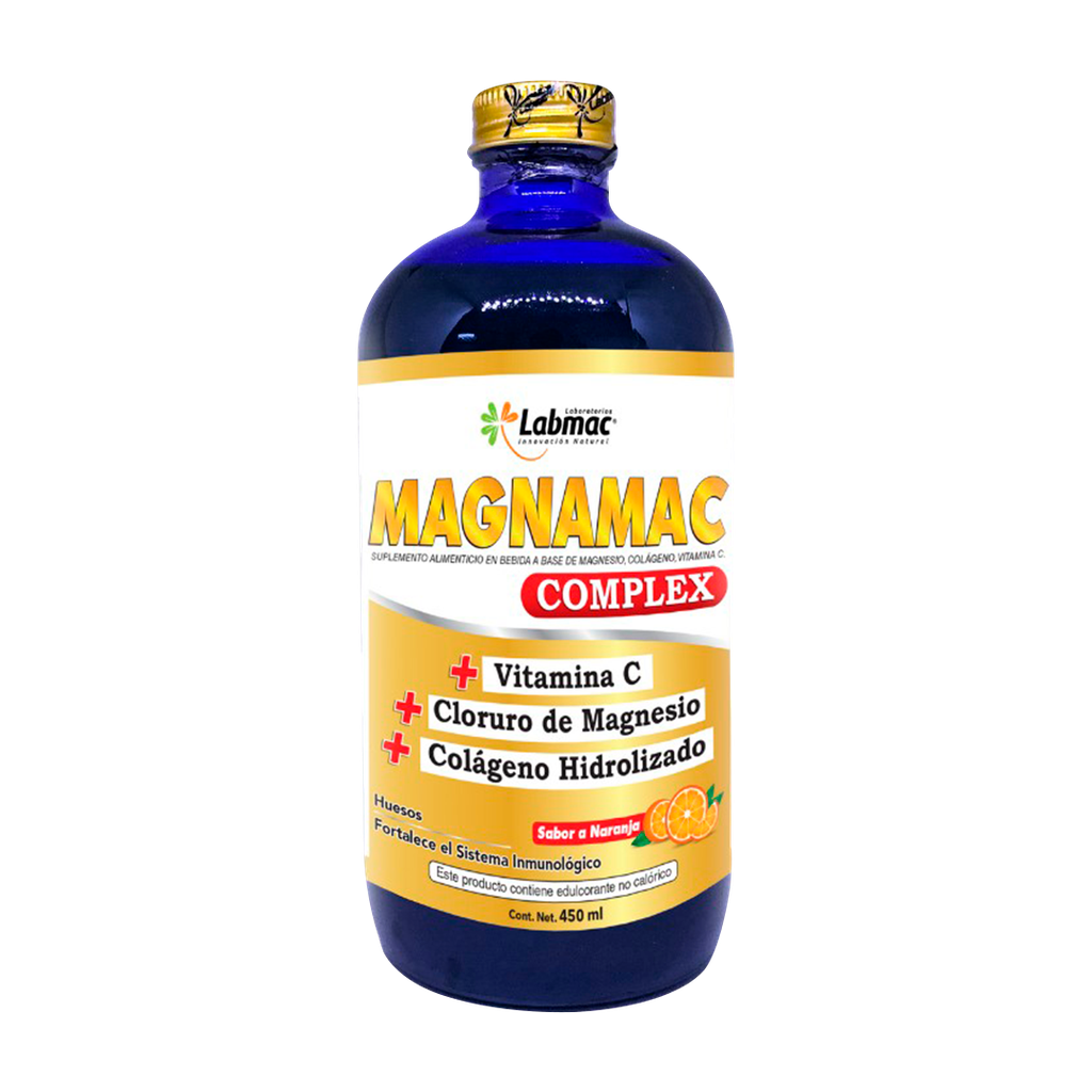 MAGNAMAC COMPLEX SABOR NARANJA 450ML LABMAC