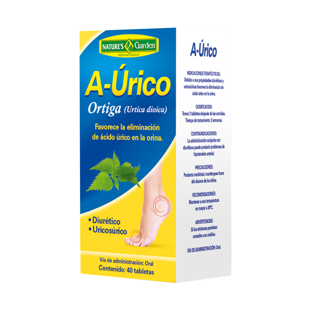 A-URICO TABLETAS X 40 NATURES GARDEN