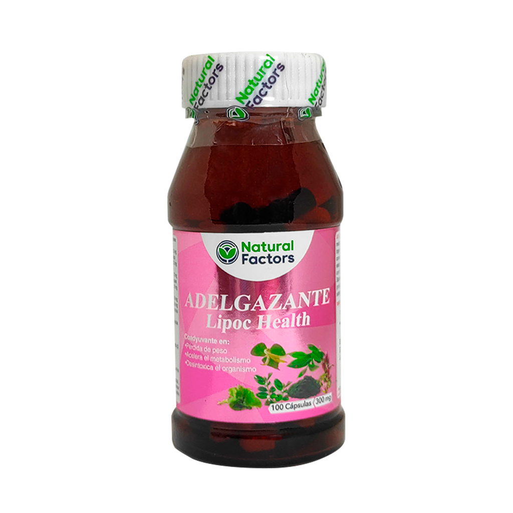 ADELGAZAN LIPOC HEALTH CAPSULAS X100 NATURAL FACTORS