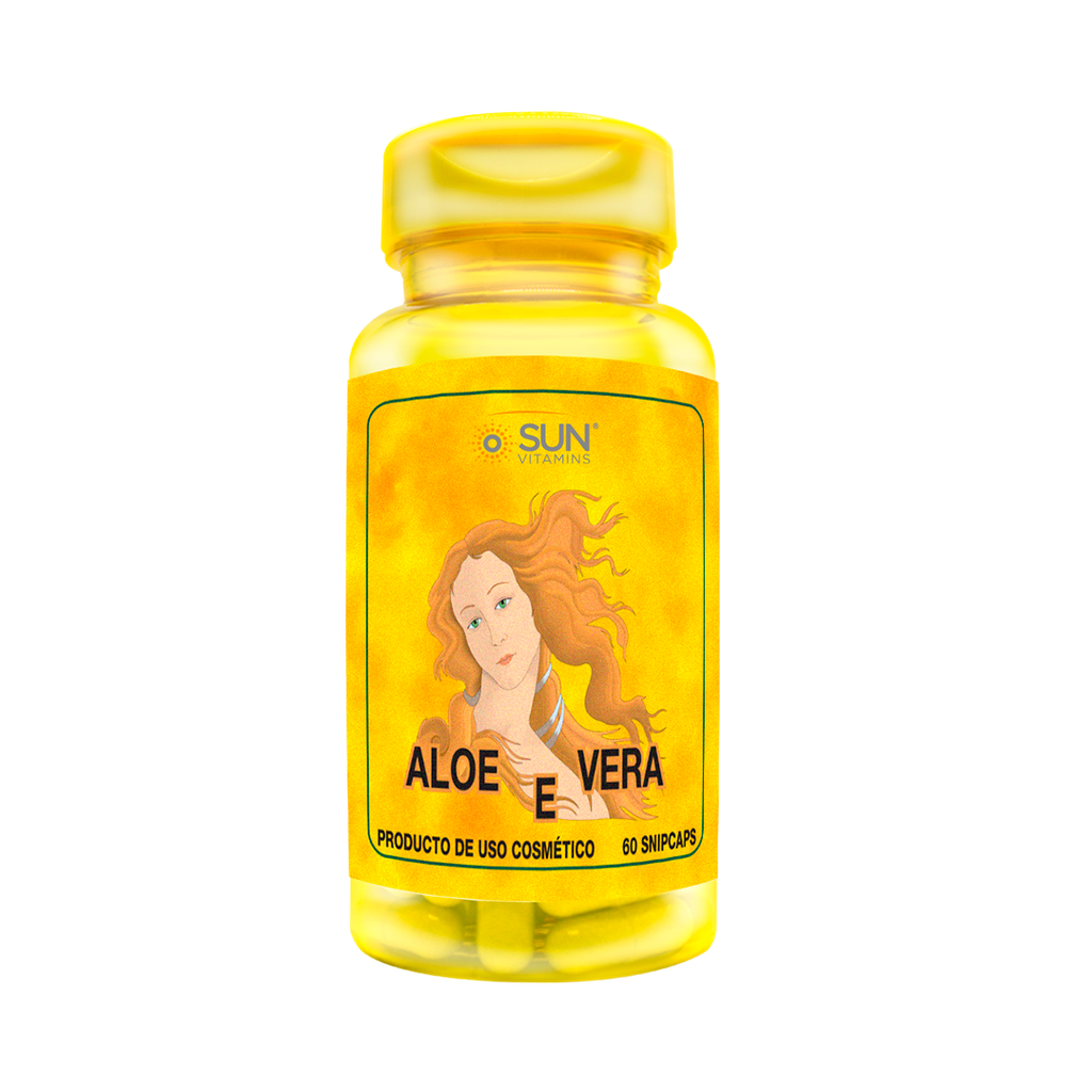 ALOE VERA & VITAMINA E CABELLO CAPSULAS X 60 SUN VITAMINS