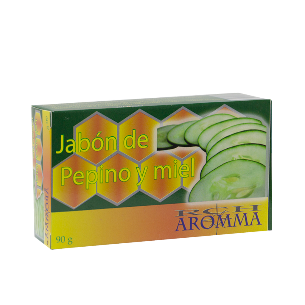 JABON DE PEPINO Y MIEL 90G AROMMA