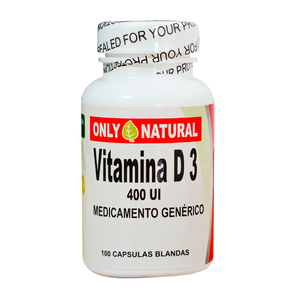 VITAMINA D3 CAPSULAS X100 ONLY NATURAL