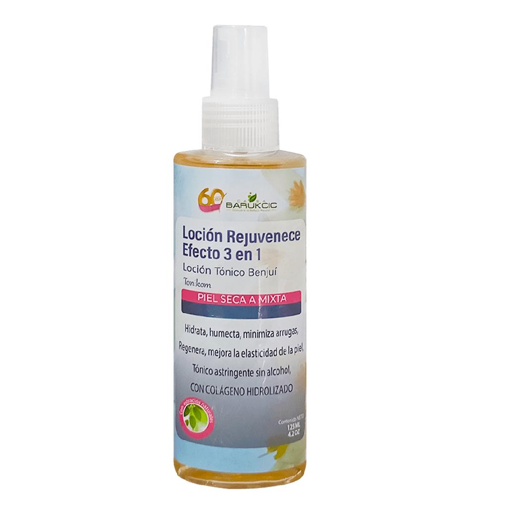 LOCION REJUVENECE EFECTO 3 EN 1 LIQUIDO 125ML CASA BARUKCIC