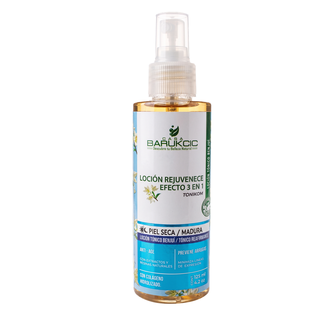LOCION REJUVENECE EFECTO 3 EN 1 LIQUIDO 125ML CASA BARUKCIC