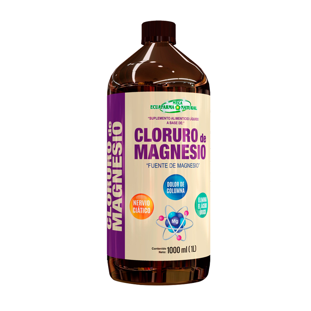 CLORURO DE MAGNESIO LIQUIDO 1000ML MEGA ECUAFARMA