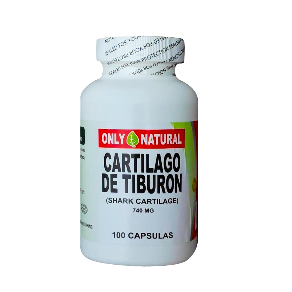 CARTILAGO DE TIBURON CAPSULAS X 100 ONLY NATURAL