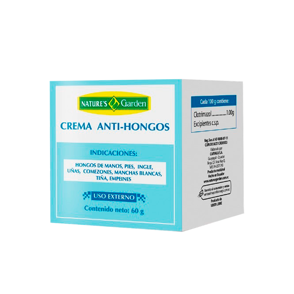 CREMA ANTIHONGOS CREMA 60 ML NATURES GARDEN