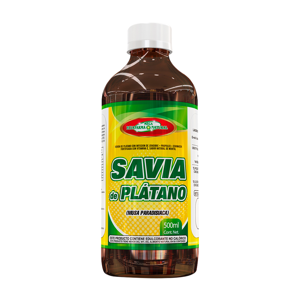 SAVIA DE PLATANO SOLUCIÓN ORAL 500 ML MEGAECUAFARMA NATURAL