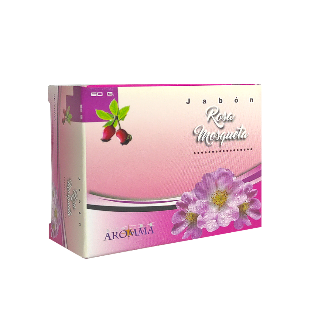 ROSA MOSQUETA JABON 60G AROMMA