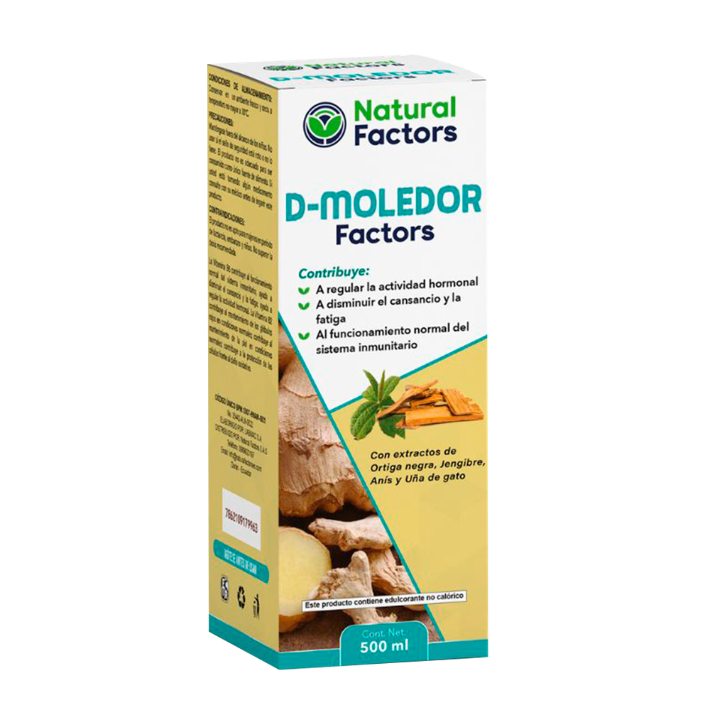D-MOLEDOR FACTORS SOLUCION ORAL 500ML NATURAL FACTORS